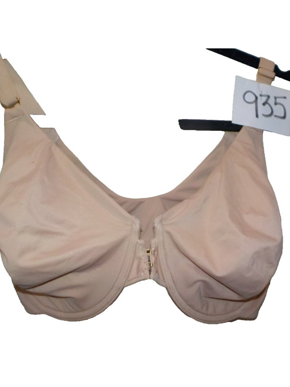 Curvation Underwire Rosy Beige Front Hook Bra Size 40DD (40E)